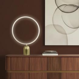 Sobremesa led HALO laton 18w 1900lm 4000k - ALEMAR