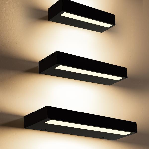 Aplique interior CONIL Negro Mantra - Luz LED 