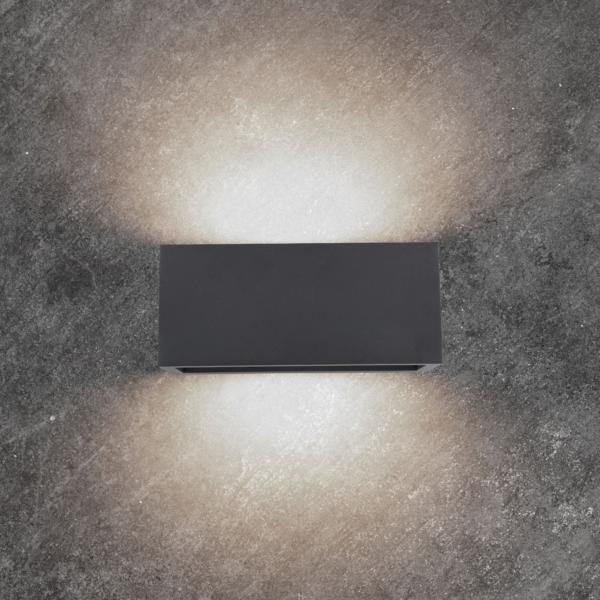 Aplique exterior UTAH Mantra Gris Oscuro - Luz LED 