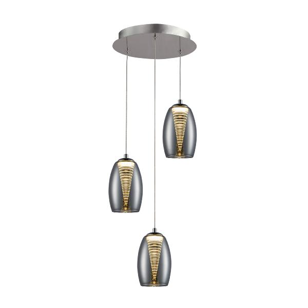 NUEVA NEBULA-LAMPARA 3L CROMO - SCHULLER