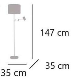 Pie salon BARACK laton - ALEMAR