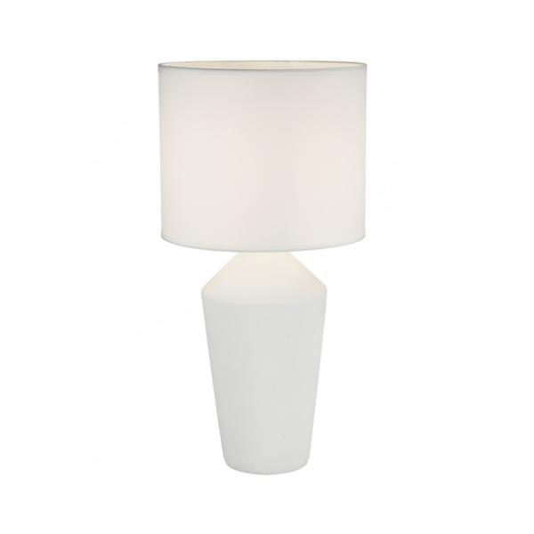 Sobremesa BARRON blanco 1 x 60w e-27 - ALEMAR