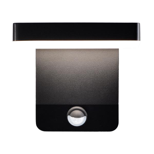 Aplique exterior Cooper Negro Mantra - Sensor Luz LED