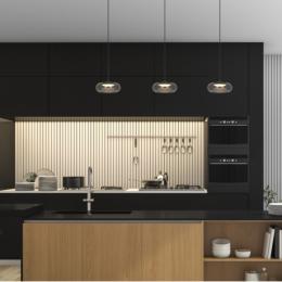 Colgante CITÉ negro-fume led 9w 500lm 3000k - ALEMAR