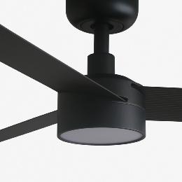 Ventilador Cruiser S FARO Negro - Luz LED - Ø106cm. 