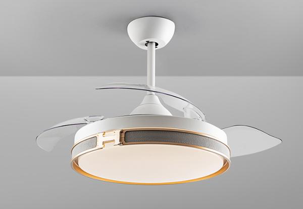 Ventilador HERON Blanco - Schuller - Motor DC LED Ø106cm