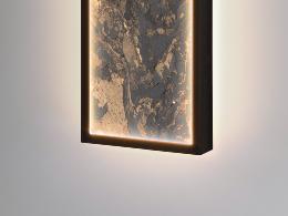 STONE APLIQUE/PLAFON LED CCT -NEGRO L100 - SCHULLER