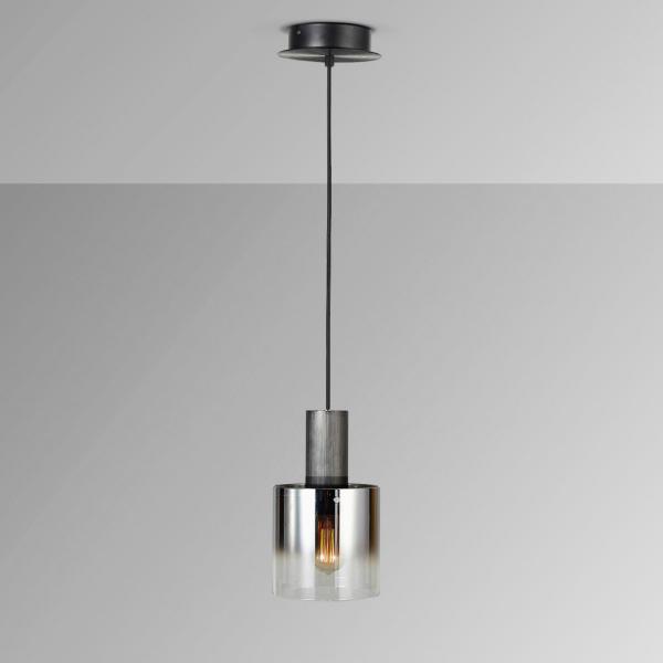VENIZE LAMPARA 1L NEGRO-SMOKE - ILUMINACION i3 By SCHULLER