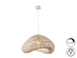 SABAH- LAMPARA RATAN BLANCO 55CM - SCHULLER