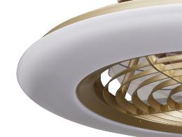 Ventilador Alisio con luz LED Oro - MANTRA Ø63cm