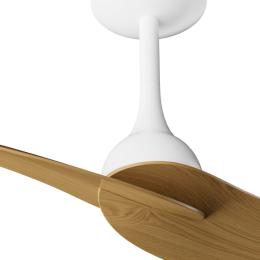 Ventilador IPANEMA II Blanco Madera Mantra - Motor DC Ø106cm.