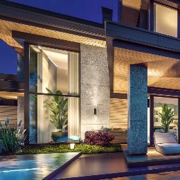 Aplique exterior PERE Negro - 2 luces Mantra