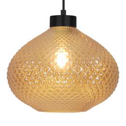 Colgante FLORE latón - ambar - ALEMAR