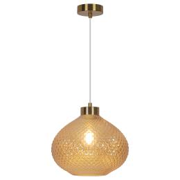 Colgante FLORE latón - ambar - ALEMAR