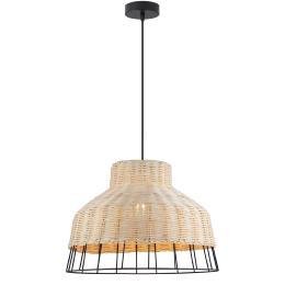 Colgante YADA metal - ratán - ALEMAR