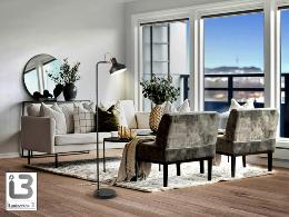 IRIAS PIE SALON 1L NEGRO-COBRE - ILUMINACION i3 By SCHULLER