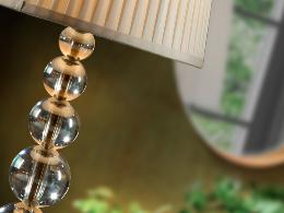 Sobremesa MERCURY Oro envejecido Ø29cm - Schuller.